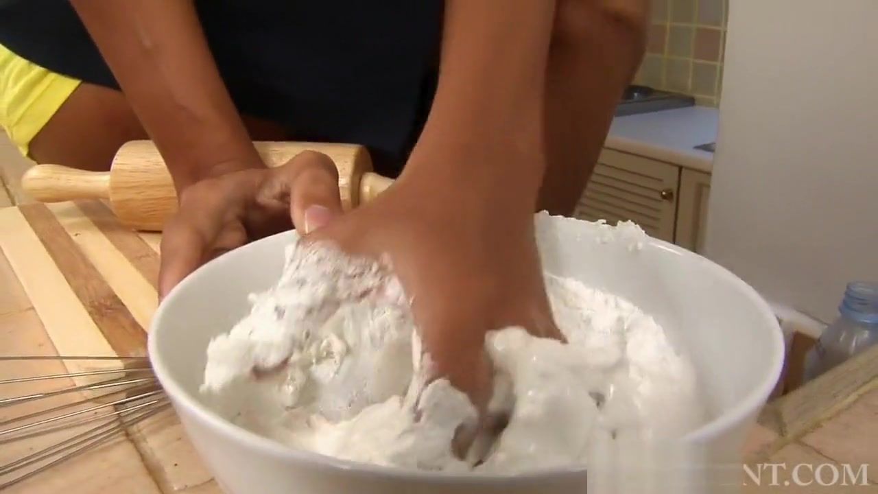 Woman Making Cookies VJav