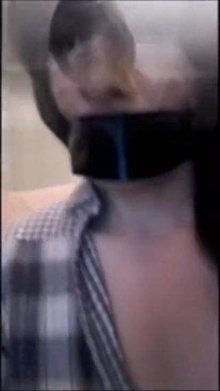 Face Fucking Sissy gagged tied and bound Parody
