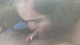Female Orgasm Hot tgirl sucks my dick and jacks me off in my car Outdoors