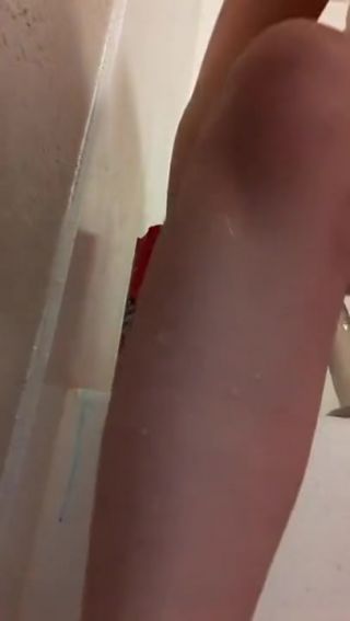 Top Horny FTM doesn't want parents to hear him in the shower. FIRST PORN Phat