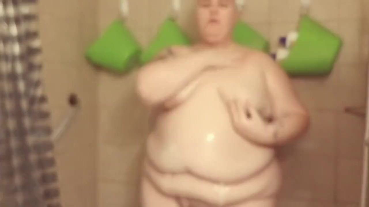Cunt Fat Enby Butch Masturbates In Shower MX. MOON Gay Fucking