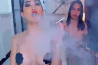 Cream sexy melons anal invasion With This sexy tranny duett...