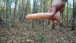8teenxxx Compilation of a Chubby Crossdresser Exhibitionist Fucking Himself in the Woods BSplayer