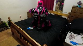 ClipHunter Sissy Maid Self Bondage Frog Tie With Armbinder Nudity