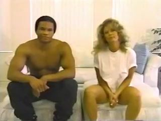 Nylons 90's Interracial blonde taking a BBC XTube - 1