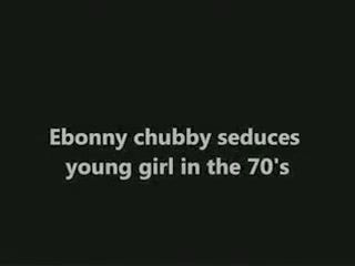 Uncensored Huge Ebony bbw seduces white girl vintage loop Jerking