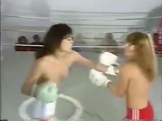 Blackcock Sandra vs Salle Topless Boxing PunchPin
