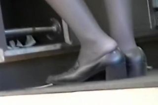 Throat Fuck Great Pantyhosed Feet Shoe Dipping Lesbians