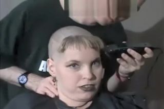 Passion woman shaves bald Ghetto