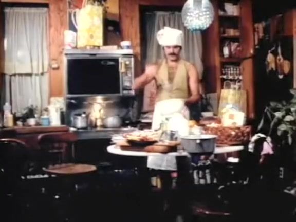 Francaise Jeffrey Hurst & CJ Laing vintage hot kitchen sex from Sweet Punkin Slutty