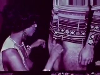 Web Cam Vintage Interracial 1970's Loop, Hot Black Chick...