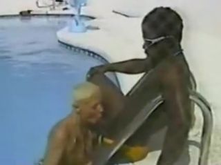 Guys IR Action By A Swimming Pool- Vintage Pussyeating