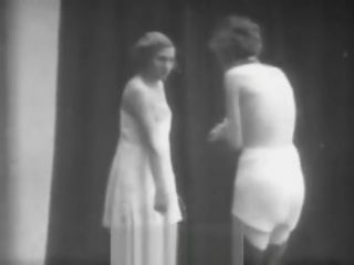 Lesbiansex Babes Beat Each other with Whips (1920s Vintage) Tiny Girl