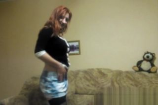 Free Fuck Redhead amateur wife leaked homemade video dancing striptease on camera TubeAss