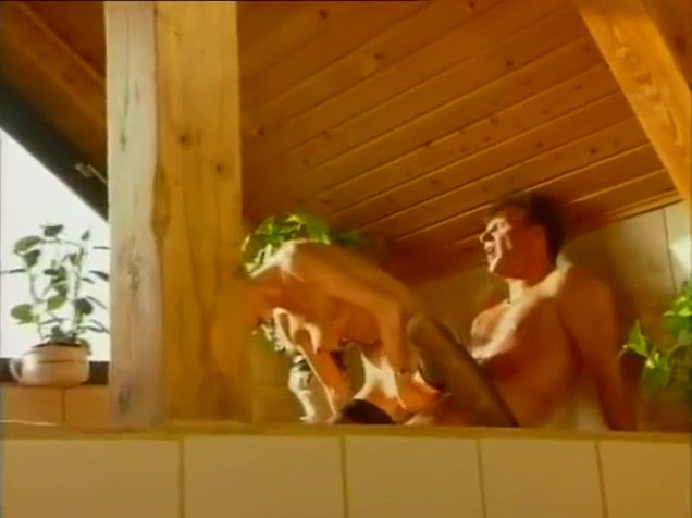 Vporn vintage brunette in the bath Doggystyle Porn - 1