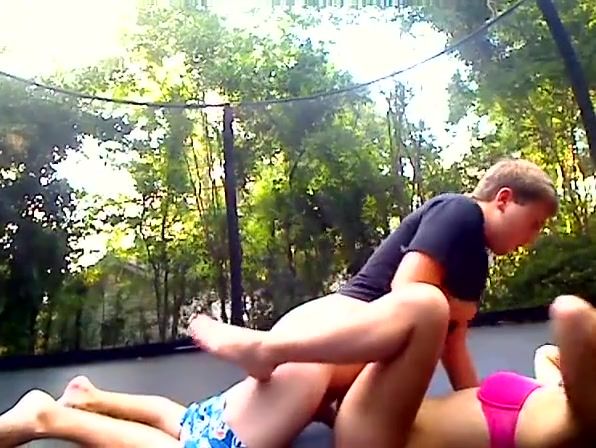 AntarvasnaVideos Teens Fuck On A Trampoline Big Booty