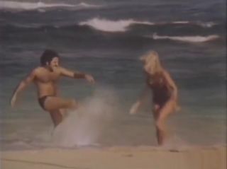 Swing Ginger Lynn fucked by Ron Jeremy on a beach RealityKings