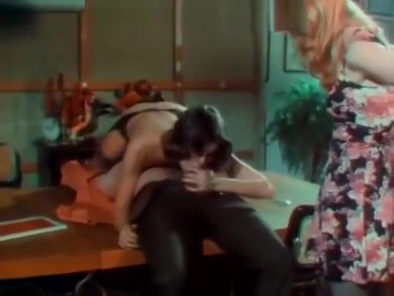 Ethnic Vintage porn movie with two ladies Sucking Cocks