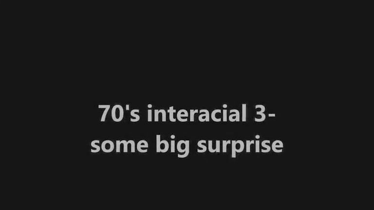 Indonesian 70's interracial 3-some big surprise Bare