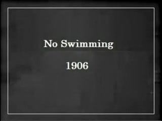 Muscles Vintage Erotic Movie 2 - No Swimming 1906 Footworship