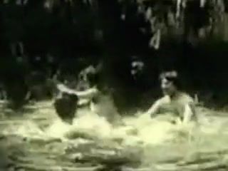 Best Blow Job Ever Vintage Erotic Movie 2 - No Swimming 1906 Doll