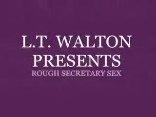 Handjobs Lt. Walton Presents: Great Secretary Sex Hot Naked Girl - 1