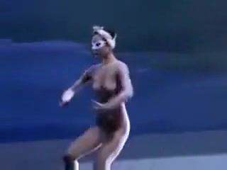 Nylons Erotic Dance Performance 13 - Naked Swan Lake Lesbian
