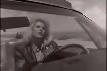 Breeding Blonde fucked on highway retro clip Stepdaughter