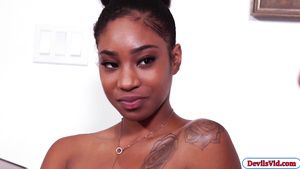 Gay Brownhair Ebony patient sucking her doctors dick Pretty