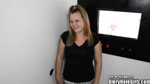 Naked Large Knockers Blondie Suck Boners in Glory Hole French