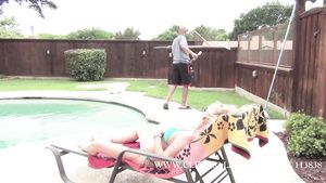 KeezMovies the new poolboy - presley st claire Blow Job Contest