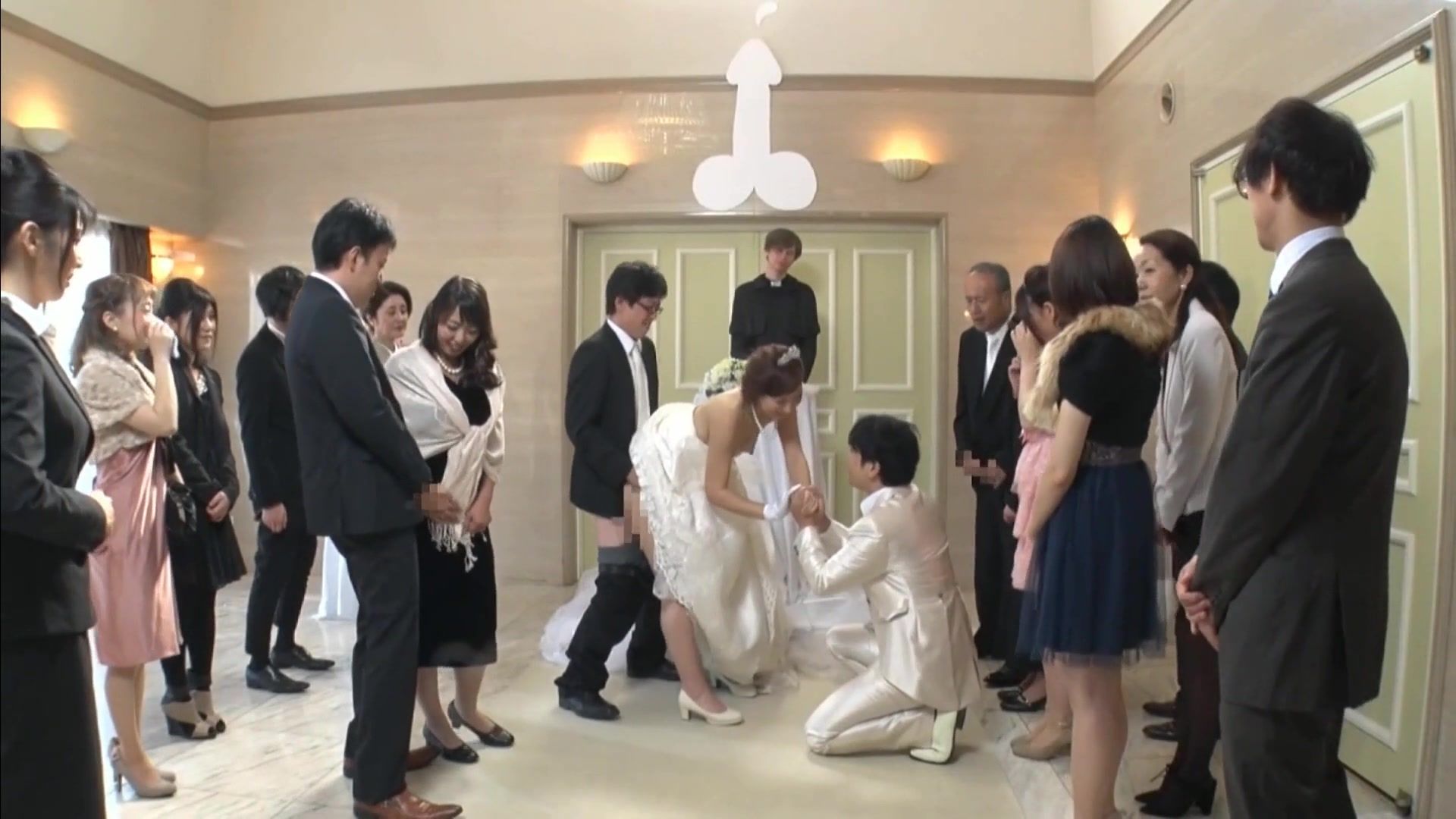 Monstercock Best man takes bride in japanese wedding 1 - asian Panty