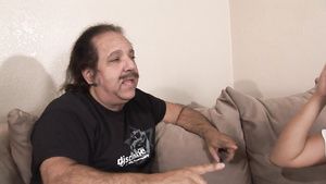 Teamskeet Asian teeny chick exploited by Ron Jeremy on the casting couch Bare
