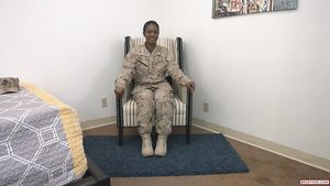 Chibola Soldier gets prick - interracial Ametur Porn