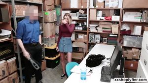 QuebecCoquin Shoplifter Emma gets bang in the office Lips
