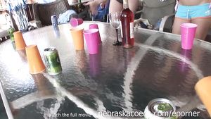 Amateur Vids Strip Beer Pong College Drinking Game -Students Wet Cunts
