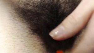 Bulge young cutie with a hairy snatch is a show off Latino