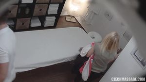 1080p Casual Blondie Made Love During Massage -Blond Hair Girl Amateur Sex
