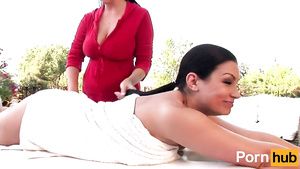 Dlouha Videa Aria Giovanni and Jelena Jensen Lesbian Massage Mason Moore