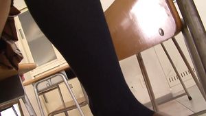Anal Moon-Faced Japanese Teen Double-Donged In ClassRoom Soapy Massage