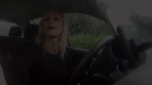 FetLife French MILF Shows Her Lingerie In The Car Butt Fuck