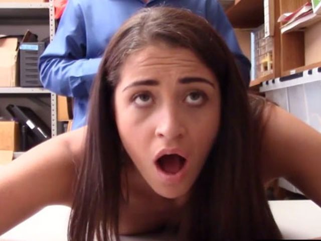 Porndig shoplifter young girl loses it to a hotness mall cop Adult-Empire