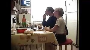 Trannies Amateur sex at the kitchen Foot Worship