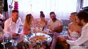 Hard Sex Party Turns Into Group Sex Cuckold