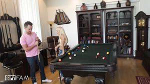 Amature Sex Step-son fucking his hot 40 y.o. stepmother on the billiard table Hot Girl Fucking