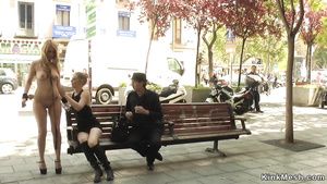 Amature Naked blond hair girl kneeling in public streets Jav-Stream