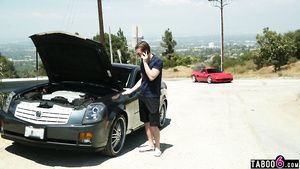 GotPorn Car broken down but picked up by an evil mother I´d like to fuck mom Freeteenporn