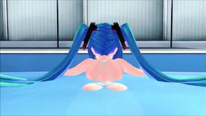 American Hatsune Miku Micro Bikini Party Pool - FORNICATE HARD SEX Sextape
