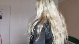 Best Blow Job German Big Titted MILF Blows Bent Dick Of Young Stud Glamour Porn