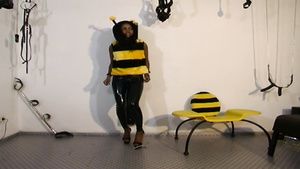 Chunky Bitch Gets Dressed Like A Bee And Fucked By Old Fat Danish